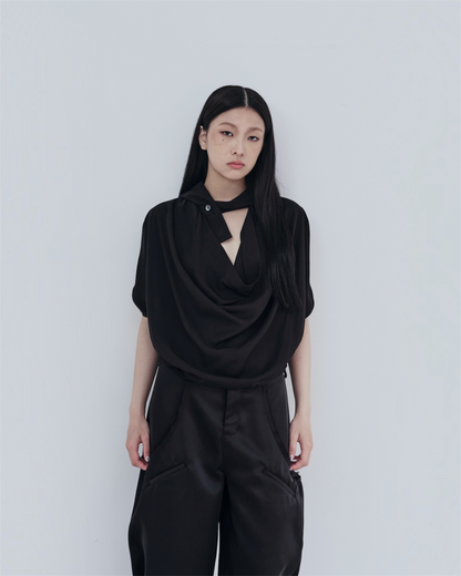 TWO-WAY DRAPE TOP