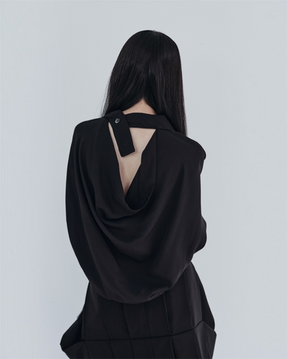 TWO-WAY DRAPE TOP