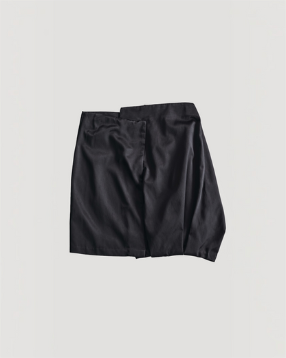 OFFSET WRAP SKIRT