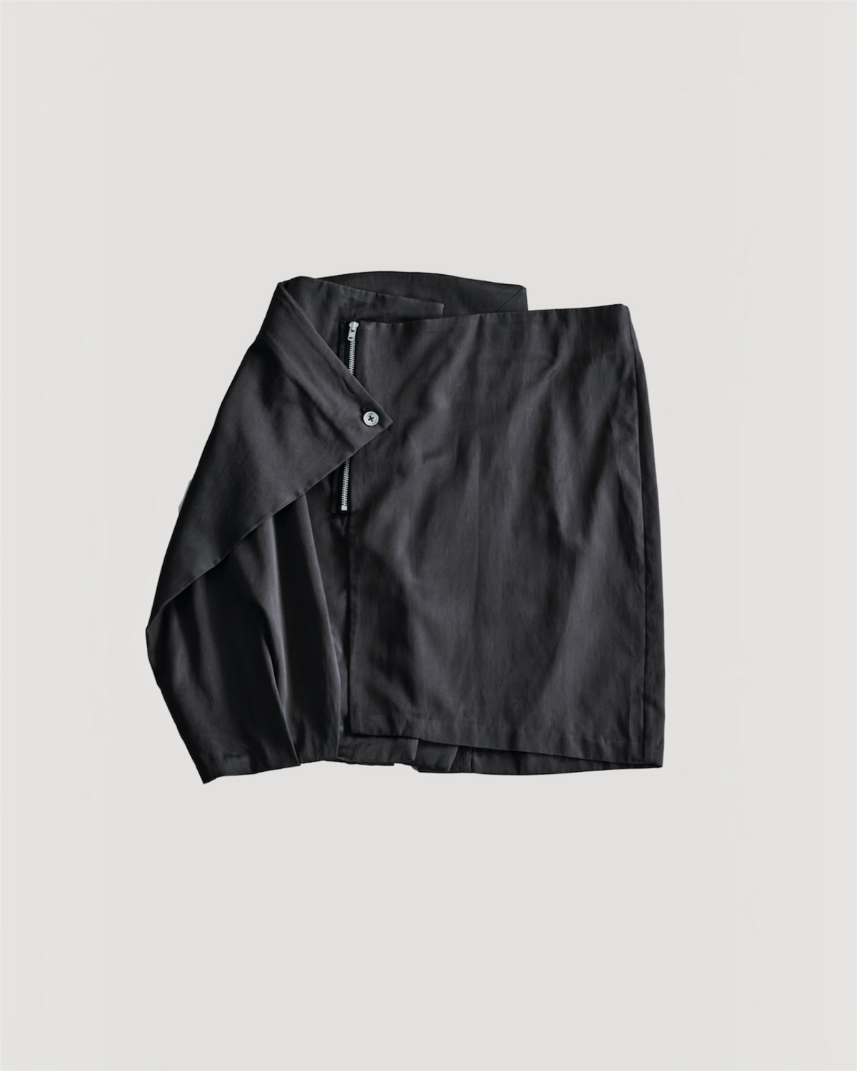 OFFSET WRAP SKIRT