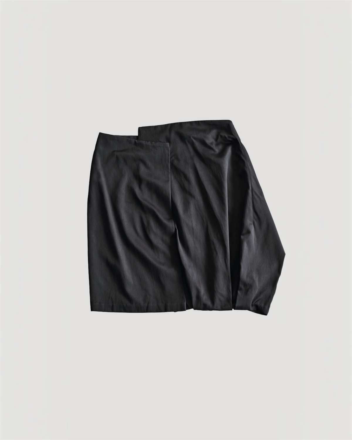 OFFSET WRAP SKIRT