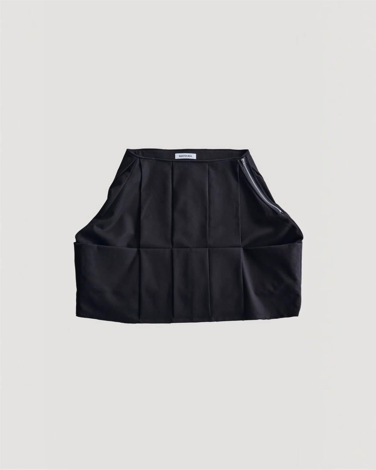 SCULPTED PLEATED SKIRT