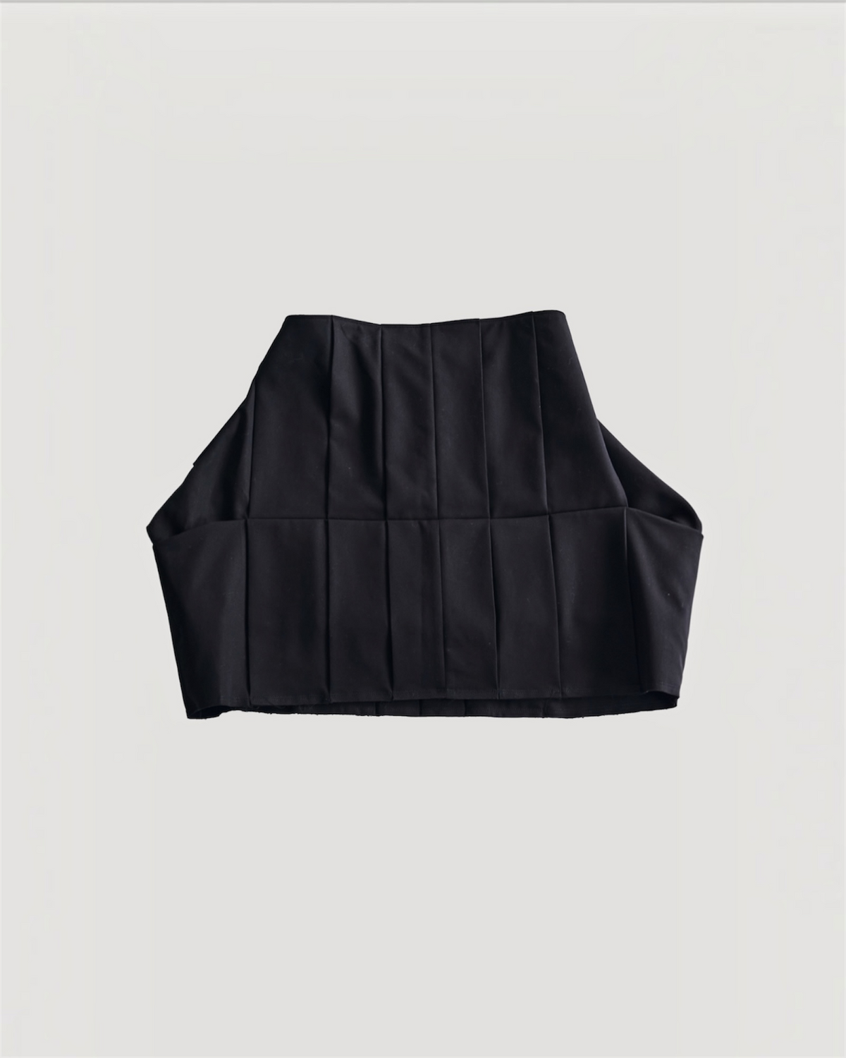 SCULPTED PLEATED SKIRT
